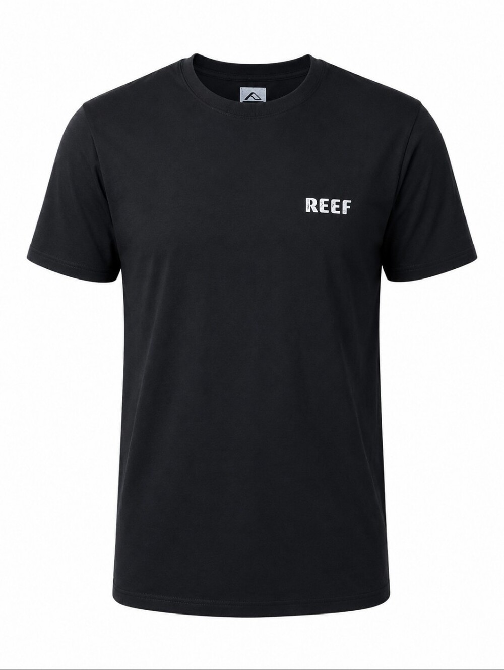 REEF Men’s Small Black Graphic T-Shirt NWT 100% Cotton Short Sleeve Logo Tee